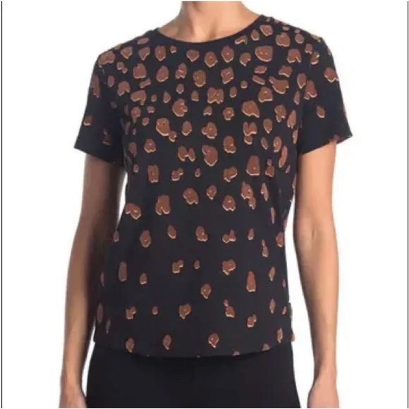 - Scotch&Soda Leopard Print Top - Picture 1 of 5